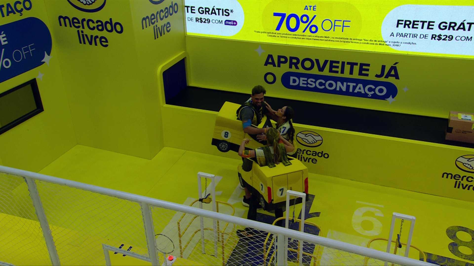 Eva e Renata são as últimas a deixarem Prova de Resistência no BBB 25