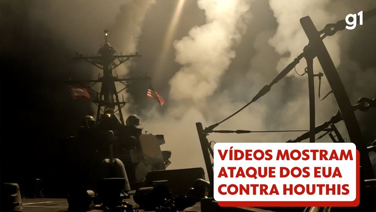 VÍDEOS mostram ataque dos EUA contra Houthis | Mundo